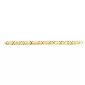 14K 9.4mm Large Link Panther Bracelet