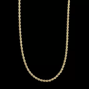 14K Yellow Gold Estate Rope Chain