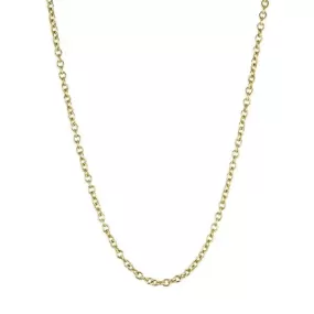 18K Yellow Gold Cable Chain