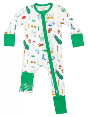 2-Way Zip Romper, Golf Club