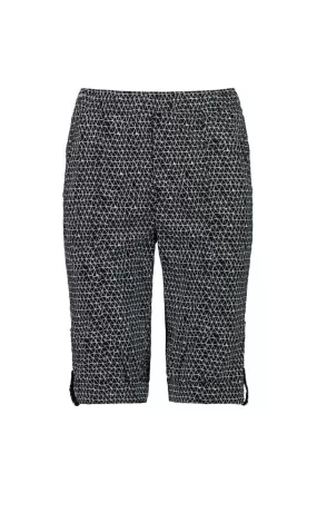 Acrobat Weave Rolled Short | Black/White