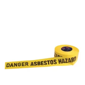 Barricade Tape - 300m x 75mm DANGER ASBESTOS DUST HAZARD Print