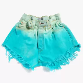 Boho Ombre Sky High Waisted Shorts