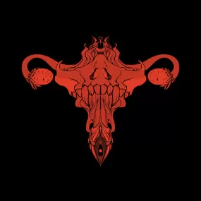 Death Metal Uterus, Matte Art Print Poster