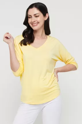 Dolman Sleeve Top - Limoncello