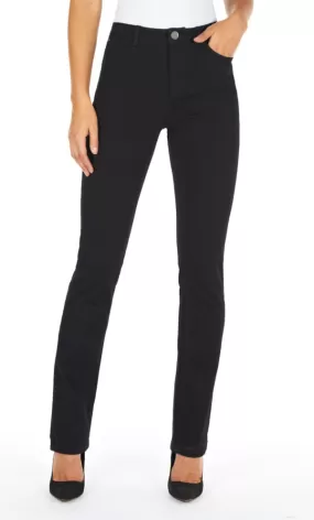 French Dressing Jeans Olivia Straight Leg (Black, Delight)