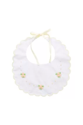 Girls Classic White Bib