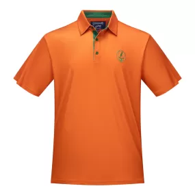 Grateful Dead | Game Day Performance Polo | Green Stealie and Orange