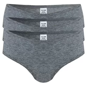 {Grey} organic bamboo full brief