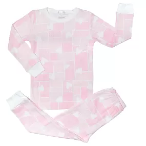 Kids Hearts Patch Pajama | Girl