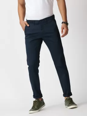 MEN'S BLUE PLAIN JASON FIT TROUSER