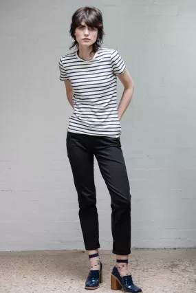 Organic Cotton T-Shirt in Wide Stripe