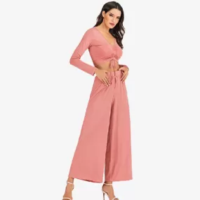 SALE - ALLURE Casual High Waist Loose Fit Long Pants