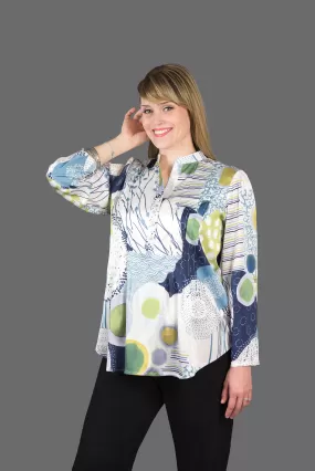 SF165 - Silk By Fridaze - Pintuck Pullover